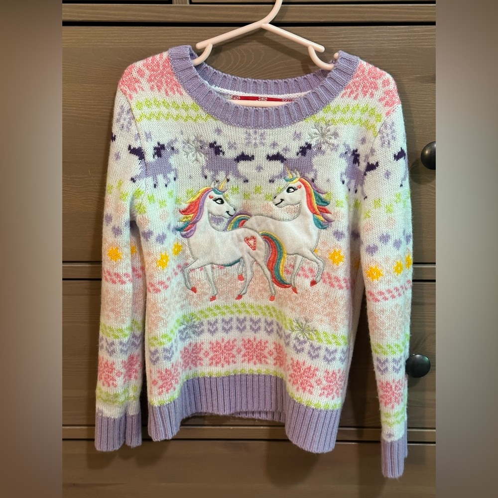 33 Degrees Unicorn Christmas Sweater